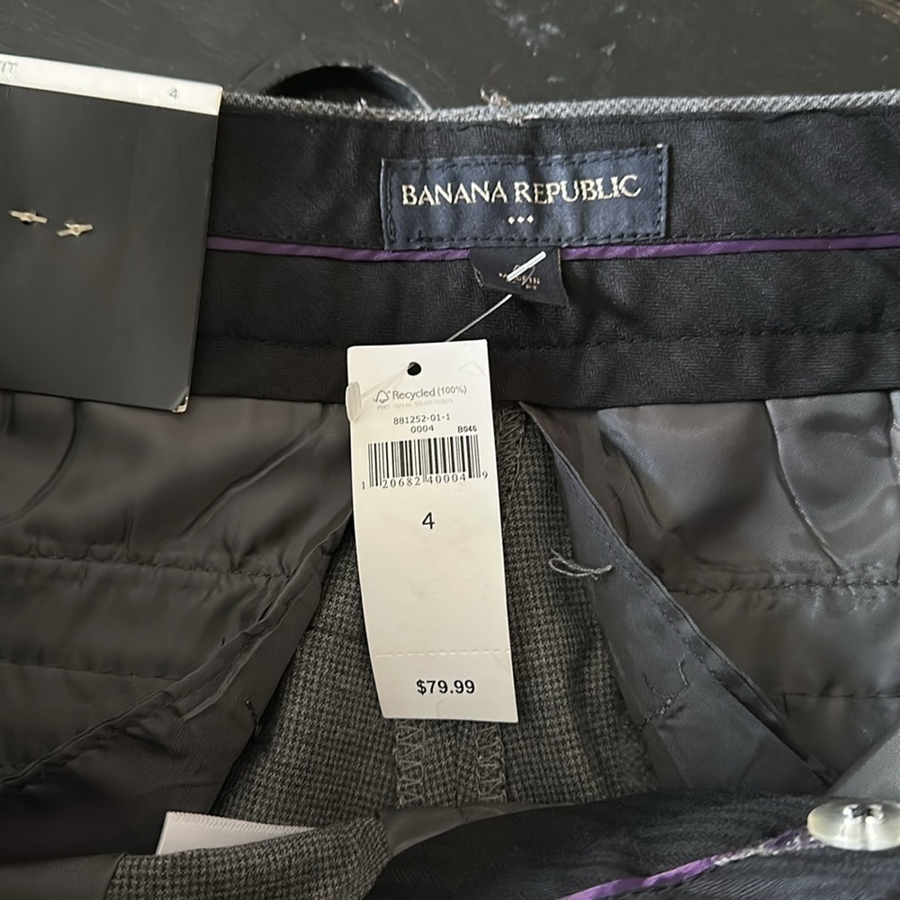 Banana Republic Jackson Fit Trousers - Charcoal Gray - Picture 7 of 16